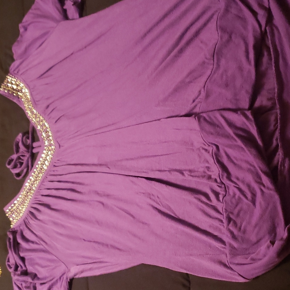 Torrid purple dress top